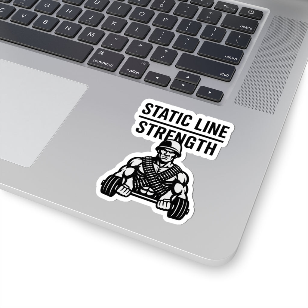 Static Line Strength Soldier Sticker
