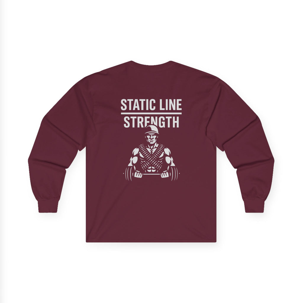 Static Line Strength Cotton Long Sleeve Tee