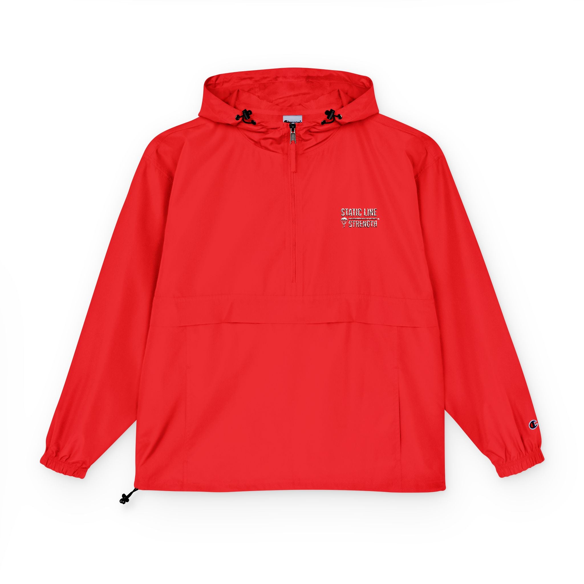 Static Line Strength Lightweight Windbreaker with Chest Logo