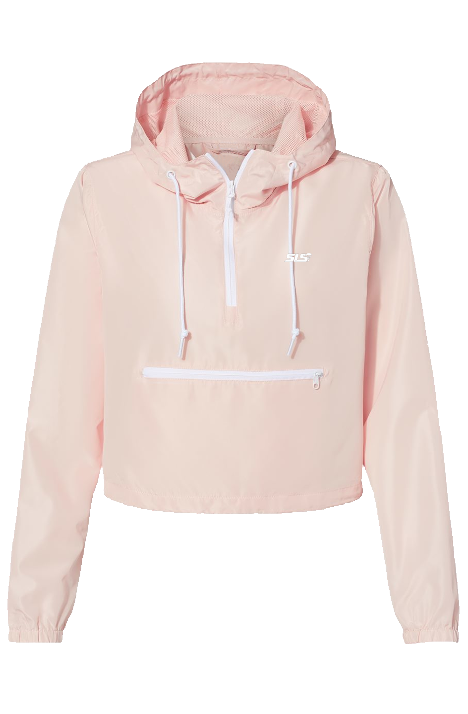 Static Line Strength Pullover Crop Windbreaker