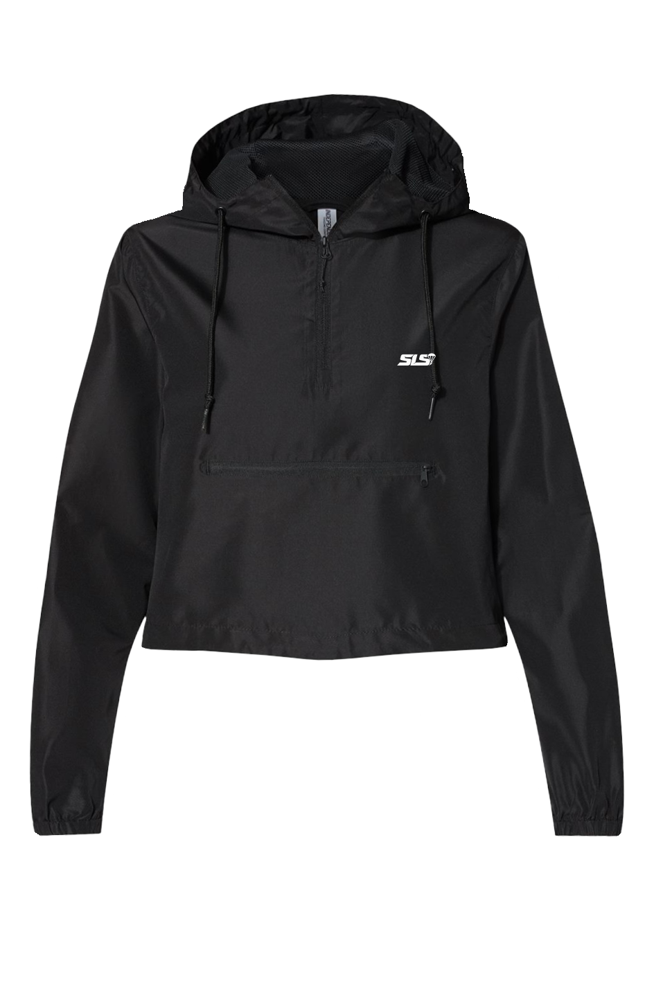 Static Line Strength Pullover Crop Windbreaker