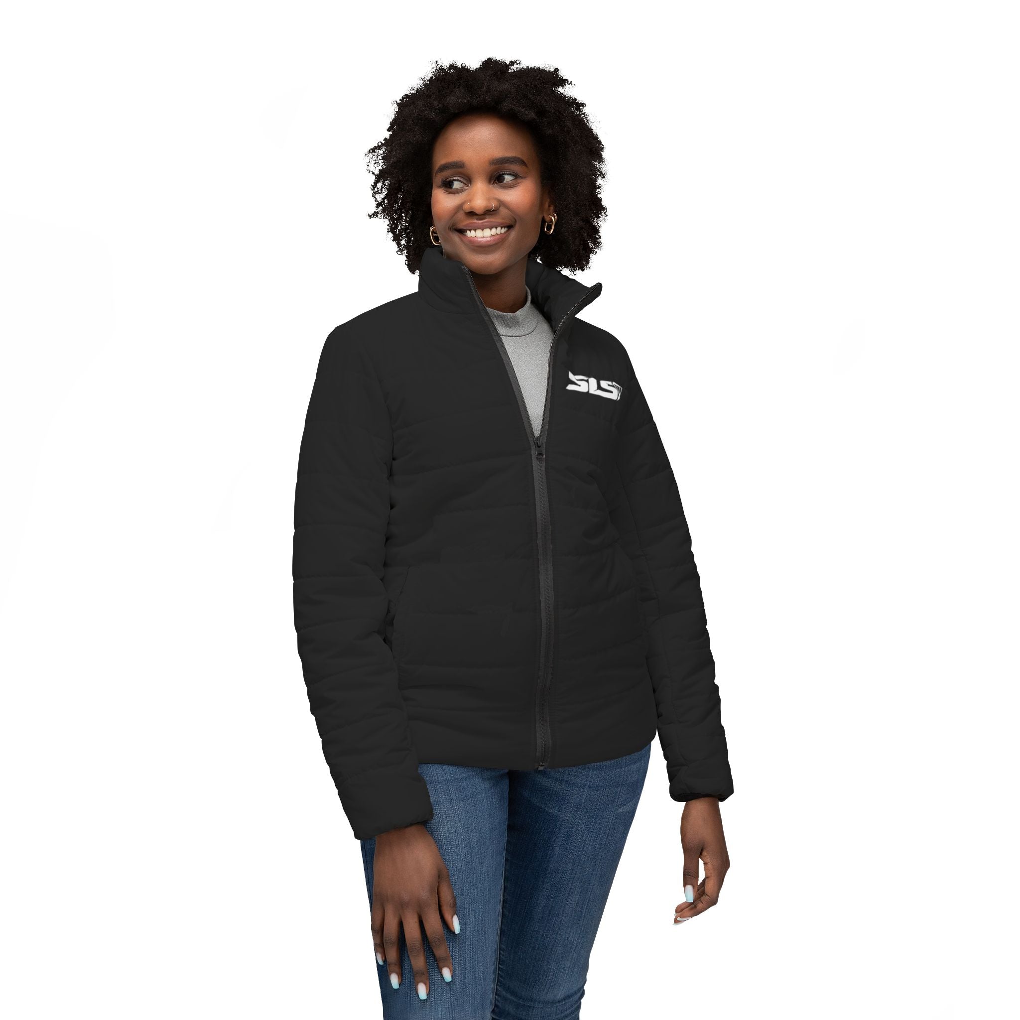 SLS Women’s Black Puffer Jacket